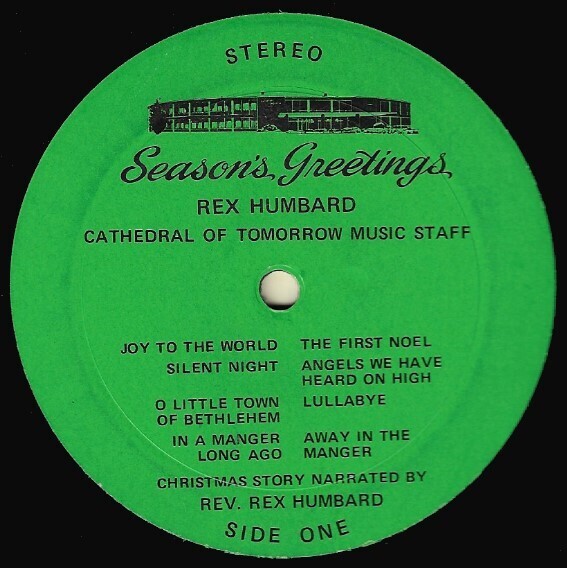Humbard, Rex / Season&#39;s Greetings | Cathedral of Tomorrow | Stereo
