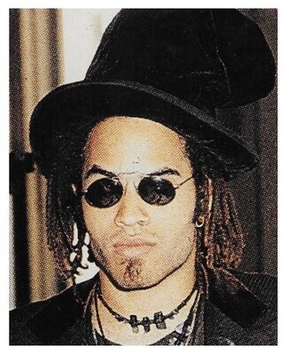 Kravitz, Lenny / Closeup-Large Black Hat-Sunglasses | 1990