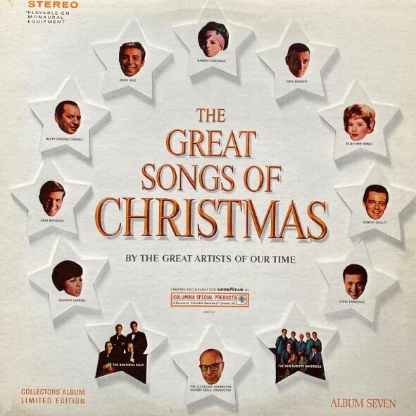 Various Artists / The Great Songs of Christmas - Album 7 | Columbia Special Products CSS-547 | Stereo | 1967
