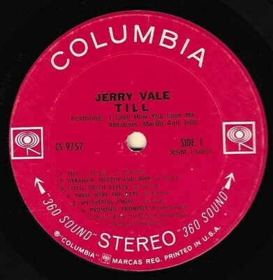 Vale, Jerry / Till | Columbia CS-9757 | Stereo | 1969