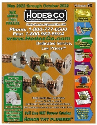 Hodes Co. / Full Line Net Buyers Catalog | May 2022-October 2022 | Volume 90
