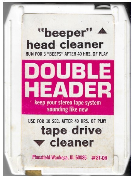 Beeper Cleaner / Double Header | 8-Track Tape Head Cleaner