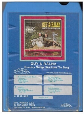 Guy + Ralna / Country Songs We Love to Sing | Ranwood M 8058-8110 | Blue Shell | 1973