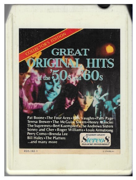 Various Artists / Great Original Hits of the &#39;50s and &#39;60s - Tape 1 | Reader&#39;s Digest RD5-182-1 | 1974