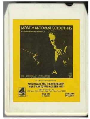 Mantovani / More Mantovani Golden Hits | London Phase 4 PS8-914 | Stereo | 1976