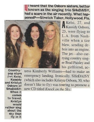 SHeDAISY / Scare in the Air | July 2002