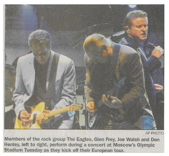 Eagles / Moscow, Russia (Olympic Stadium) | May 2001