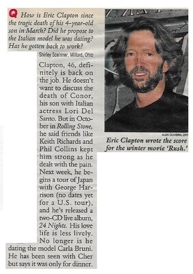 Clapton, Eric / Back On the Job | 1991