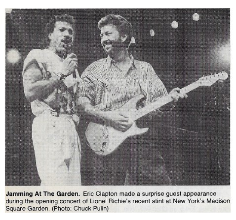 Clapton, Eric / Jamming at the Garden | November 1986 | with Lionel Richie