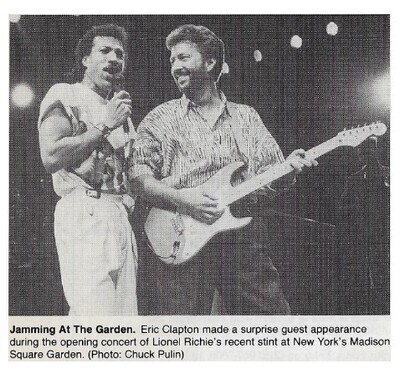 Clapton, Eric / Jamming at the Garden | November 1986 | with Lionel Richie