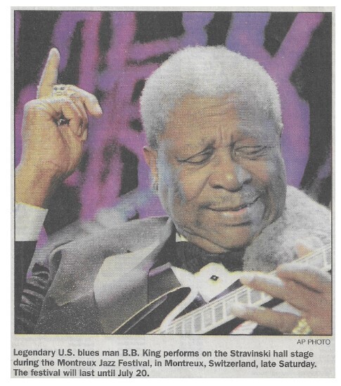 King, B.B. / Montreux, Switzerland (Stravinski Hall) | July 2002