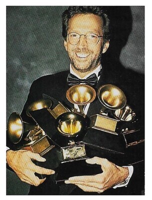 Clapton, Eric / At Grammys with Armful of Awards | February 1993