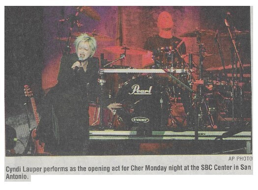 Lauper, Cyndi / San Antonio, TX (SBC Center) / 2002