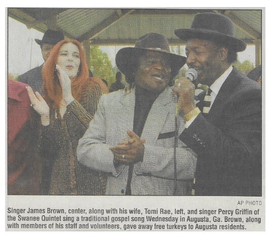 Brown, James / Augusta, GA (with Percy Griffin) | November 2002