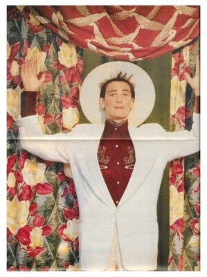 Lang, K.D. / In White Suit-Large White Hat-Arms Up | 1988