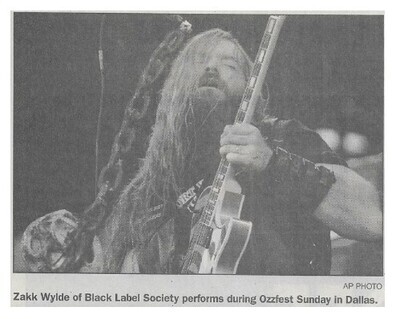 Black Label Society / Dallas, TX (Ozzfest) / 2002