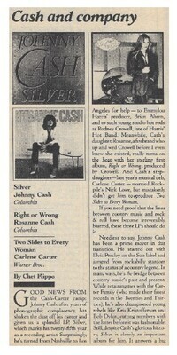 Cash, Johnny / Cash and Company | with Rosanne Cash + Carlene Carter | February 1980