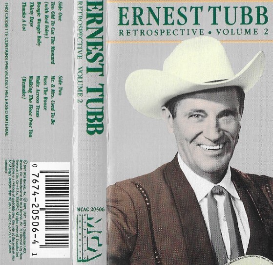 Tubb, Ernest / Retrospective - Volume 2 | MCA Special Products MCAC-20506 | 1989