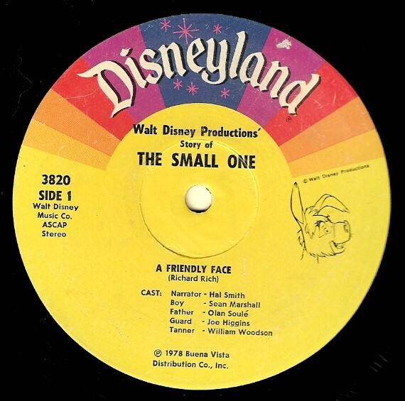 Smith, Hal / The Small One | Disneyland 3820 | Stereo | 1978