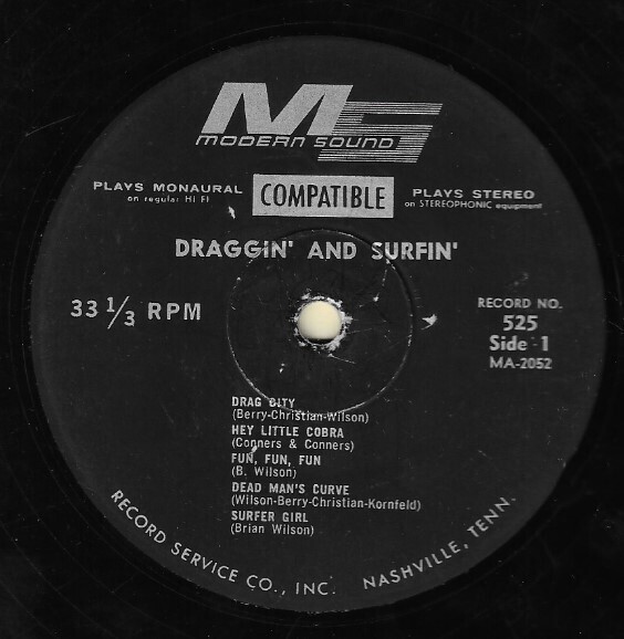 Jalopy Five, The / Draggin' and Surfin' | Modern Sound 525 | July 1964