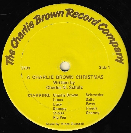 Guaraldi, Vince / A Charlie Brown Christmas | The Charlie Brown Record Company 3701 | 1977