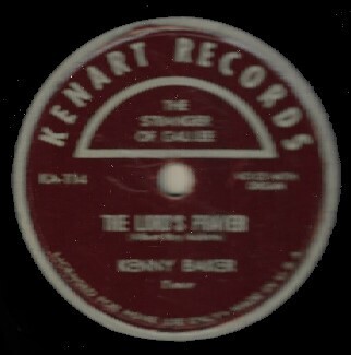 Baker, Kenny / The Lord&#39;s Prayer | Kenart KA-114 | Voice with Organ