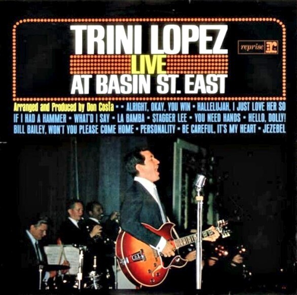Lopez, Trini / Live At Basin St. East | Reprise R-6134 | 1964