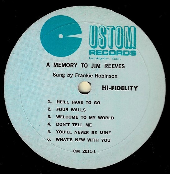 Robinson, Frankie / A Memory to Jim Reeves | Custom CM-2011 | Mono