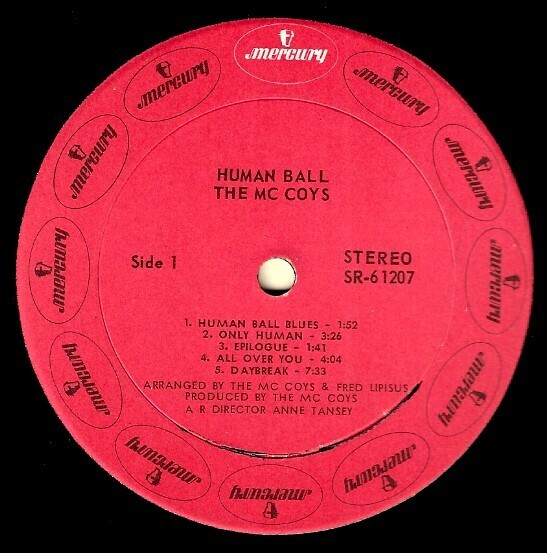 McCoys, The / Human Ball | Mercury SR-61207 | January 1969