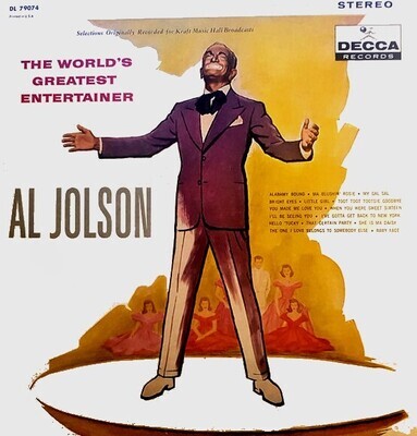 Jolson, Al / The World&#39;s Greatest Entertainer | Decca DL-79074 | Stereo | 1959