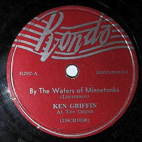 Griffin, Ken / By the Waters of Minnetonka | Rondo R-292 | May 1949