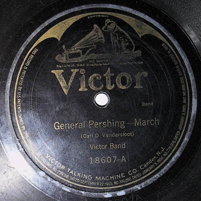 Victor Band / General Pershing - March | Victor 18607 | October 1919