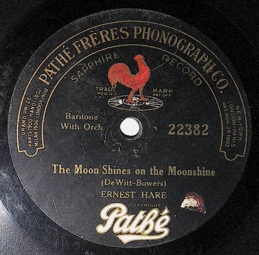 Hare, Ernest / The Moon Shines on the Moonshine | Pathe 22382 | January 1920