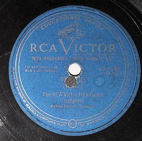 RCA Victor Folk Dance Orchestra / Tantoli (Swedish) | RCA Victor 45-6183 | Michael Herman | 1952