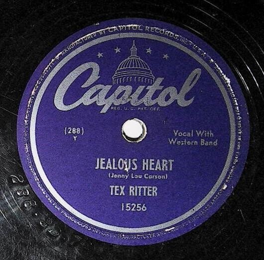 Ritter, Tex / Jealous Heart | Capitol 15256 | 1944