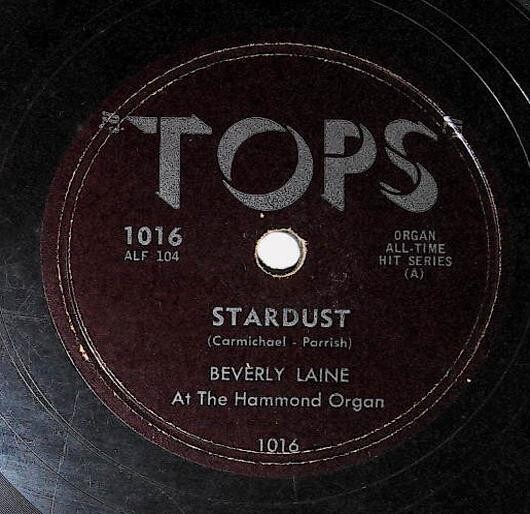 Laine, Beverly / Stardust | Tops 1016 | Organ | 1950