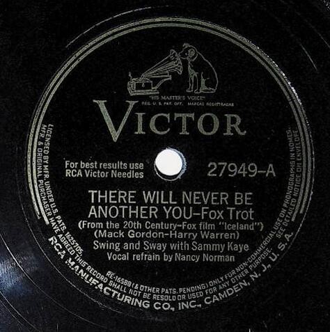 Kaye, Sammy / There Will Never Be Another You | Victor 27949 | August 1942