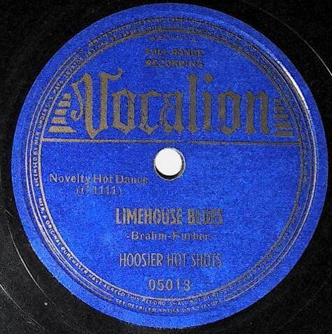 Hoosier Hot Shots / Limehouse Blues | Vocalion 05013 | August 1939