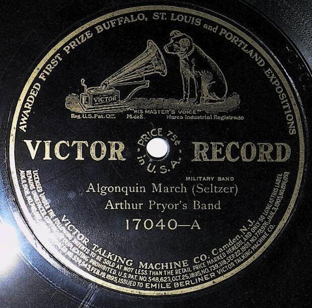 Pryor, Arthur (Band) / Algonquin March | Victor 17040 | March 1912