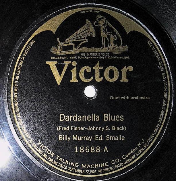 Murray, Billy (+ Ed Smalle) / Dardanella Blues | Victor 18688 | October 1920