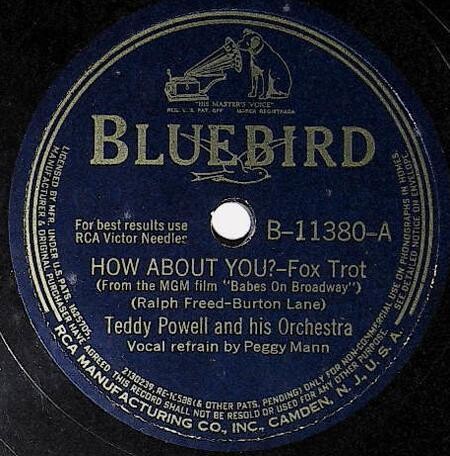 Powell, Teddy / How About You? | Bluebird B-11380 | 1941