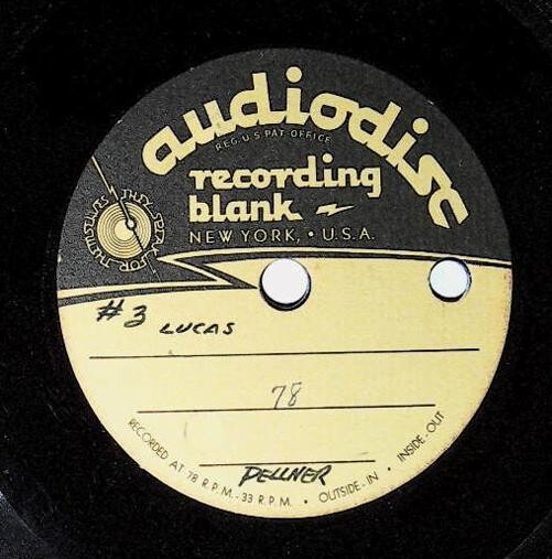 Audiodisc / Recording Blank | #3 Lucas Pellner