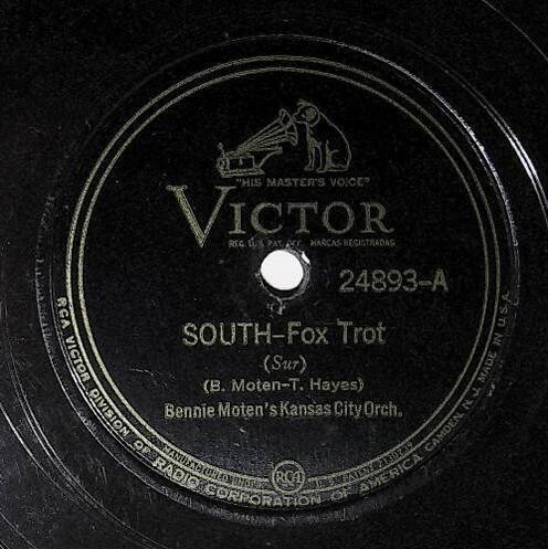 Moten, Bennie / South | Victor 24893 | April 1935 | Kansas City Orchestra