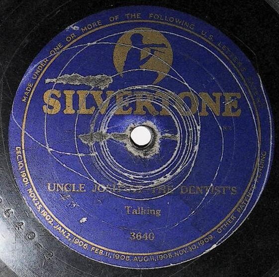 Stewart, Cal / Uncle Josh at the Dentist's | Silvertone 3640 | 1-Sided | 1917