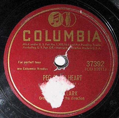Clark, Buddy / Peg O' My Heart | Columbia 37392 | May 1947