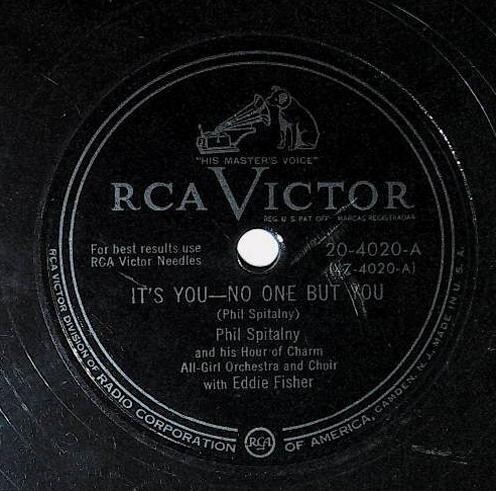 Spitalny, Phil / It&#39;s You - No One But You | RCA Victor 20-4020 | Eddie Fisher | 1950