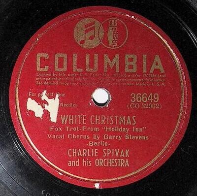 Spivak, Charlie / White Christmas | Columbia 36649 | October 1942