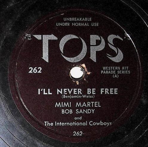 Martel, Mimi / I'll Never Be Free | Tops 262 | with Bob Sandy