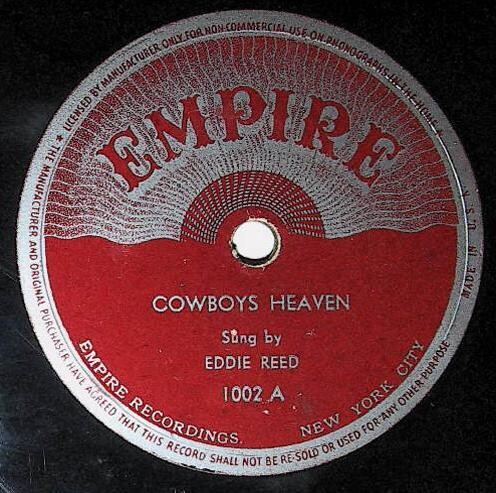 Reed, Eddie / Cowboys Heaven | Empire 1002 | Pistol Packin' Papa