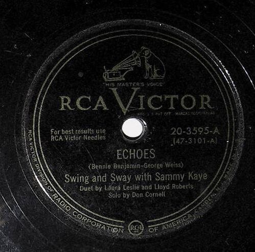 Kaye, Sammy / Echoes | RCA Victor 20-3595 | Duet | 1949
